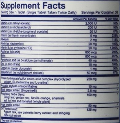Therapro Mediceuticals Hair Gain Supplement for men &amp; women - 60 Tablets