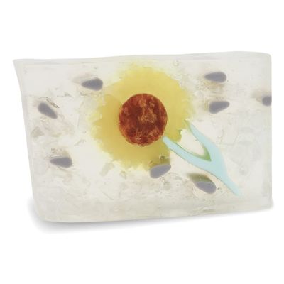 Primal Elements Glycerin Bar Soap | Helps All Skin Types, Sensitive, Oily &amp; Dry Skin | NO PARABENS, VEGAN, GLUTEN FREE, 100% VEGETABLE BASE - (Sunflower)