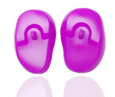 3 Pairs Reusable Soft Silicone Professional Ear Cover Earmuffs Protector Waterproof Hairdressing Ear Caps Beauty Tool for Hair Salon Hair Dyeing Baked Oil etc