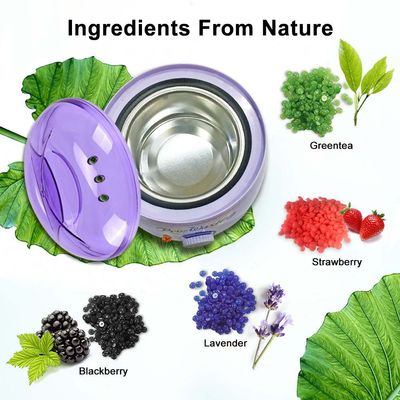 Portable Electric Wax Warmer Kit for Total Body Hair Removal - Melting Pot Hot Wax Heater with Accessories for Facial, Bikini, Armpit Waxing at Home for All Genders