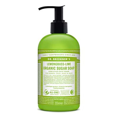 Dr. Bronner&#39;s - Organic Sugar Soap Lemongrass Lime 355 ml Black