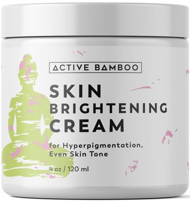 Active Bamboo Dark Spot Corrector Remover Face Body. Skin Radiance Cream - Dark Spot Corrector Age Spot Remover for Face - Day Night Moisturizing Cream 4 OZ