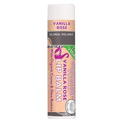 Soothing Touch, Vanilla Rose Organic, Vegan Lip Balm, .25 oz
