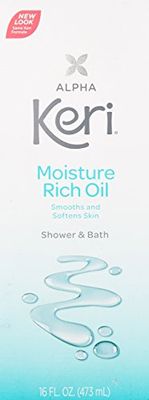 Alpha Keri Shower &amp; Bath Moisture Rich Oil 16 oz