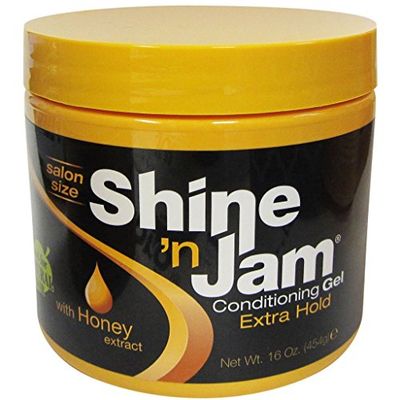 Shine &#39;n Jam Conditioning Gel Extra Hold for Braids, Twists, and Frizz Control