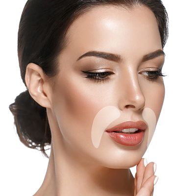 BLUMBODY Face Wrinkle Patches - Anti Wrinkle Facial Patches to Smooth Smile Lines - Non-Silicone Face Patches Wrinkles Tape for Fine Wrinkles between Eyes &amp; Face - For Overnight Wrinkle Use
