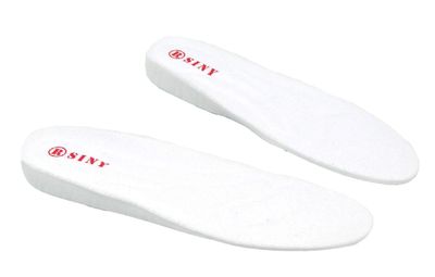 SINY Full Length 1.2 inches Shoe Insoles for Women Height Increase Pad Cushion White Lift Kit Foot Skin Care