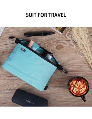gox Small Toiletry Bag for Men Bulk Cosmetic Bag Dopp Kit Carry On Zipper Pouch Organization Nylon Small Packing Sack Waterproof