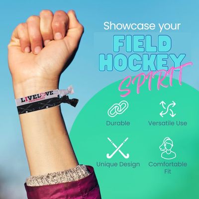 Field Hockey Hair Accessories, Field Hockey Hair Ties, No Crease Field Hockey Hair Elastics Set, Gift for Girl Field Hockey PlayersHockey Hair Accessories
