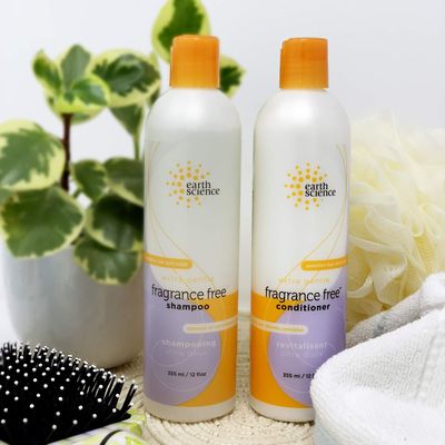 EARTH SCIENCE - Extra Gentle Fragrance Free Shampoo &amp; Conditioner Set (12 oz.)