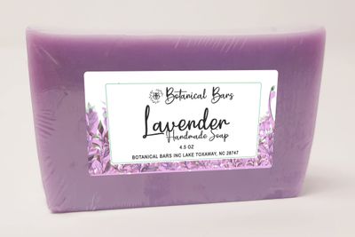 Botanical Bars Handmade Lavender Soap Bar - All Natural Lavender Soap