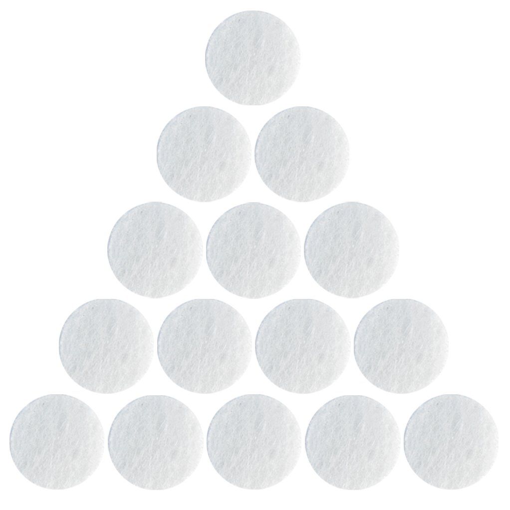 300pcs Microdermabrasion Cotton Filters Replacement Microdermabrasion Filters Facial Vacuum Filters Accesories Sponge Filter for Comedo Suction Microdermabrasion, White