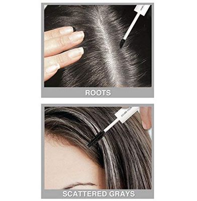Cover Your Gray 2in1 Mascara Wand and Sponge Tip Applicator - Jet Black