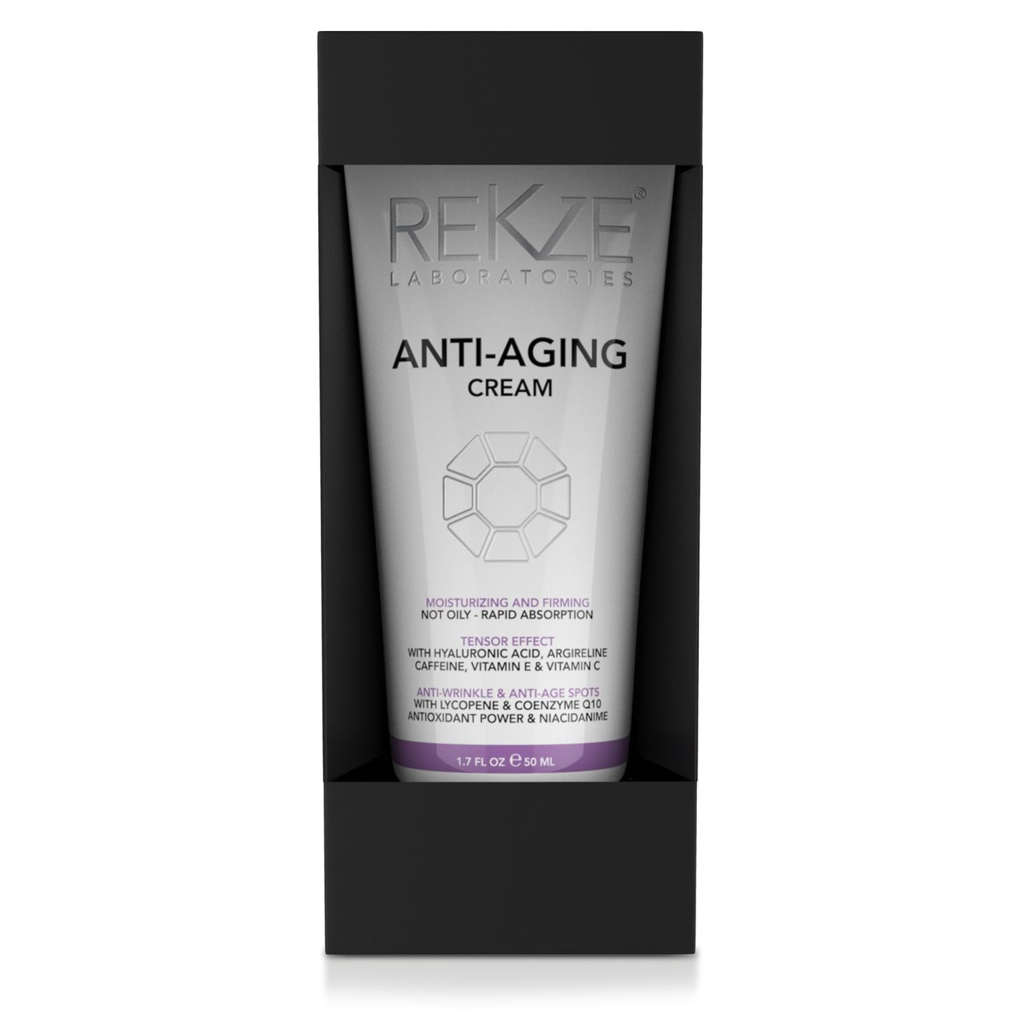 REKZE Advanced Formula Anti-Aging Cream: Unisex Rejuvenation for Face, Neck &amp; Hands - Clinically Proven, Dermatologist-Recommended