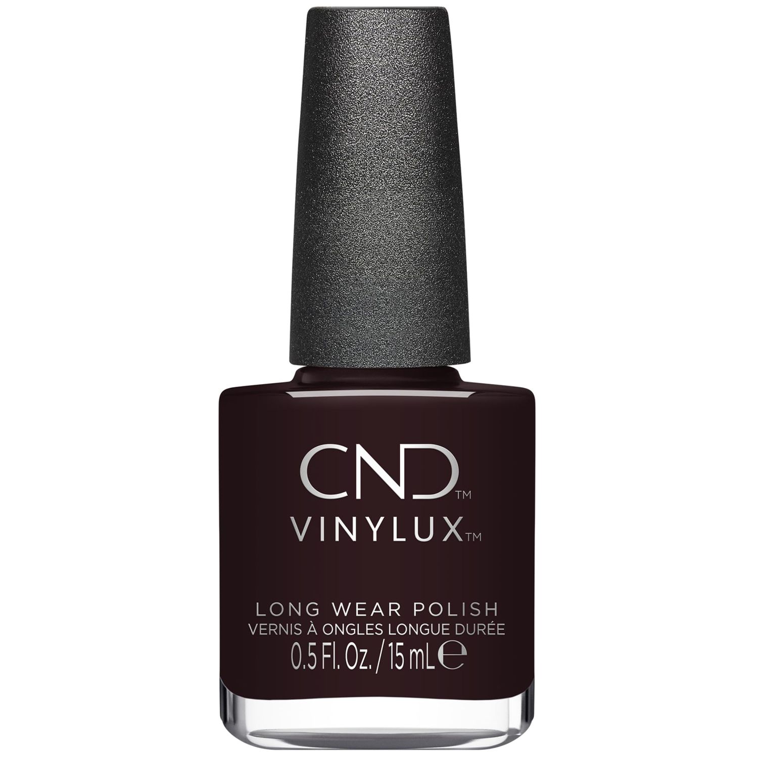 CND Vinylux Longwear Purple Nail Polish, Gel-like Shine &amp; Chip Resistant Color, Dark Dahlia, 0.5 fl. oz