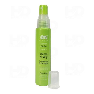 On Organic Natural Premium Oil-Free Weave &amp; Wig Conditioner &amp; Detangler Coco Lime 2 oz