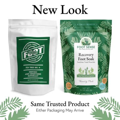 Tea Tree Oil Detox Foot Soak - for Athletes Foot, Toenails, Smelly Feet - All Natural Formula - Intensive Foot Repair - 16 oz