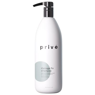 Prive Damage Fix Shampoo - Repair and Strengthen Damaged, Dull or Over Processed Hair from Within Natural Ingredients Vegan Cruelty-Free Color-Safe (33.8oz)