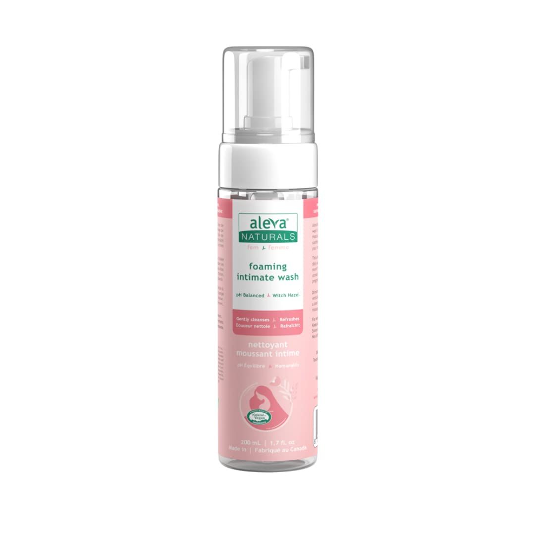 Foaming Feminine Wash |For Intimate Areas |Self-Foaming Pump |pH Balanced |Cleanses and Refreshes |Made with Natural and Organic Ingredients |Dermatologist &amp; Gynecologist Tested |(6.7 fl.oz / 200ml)