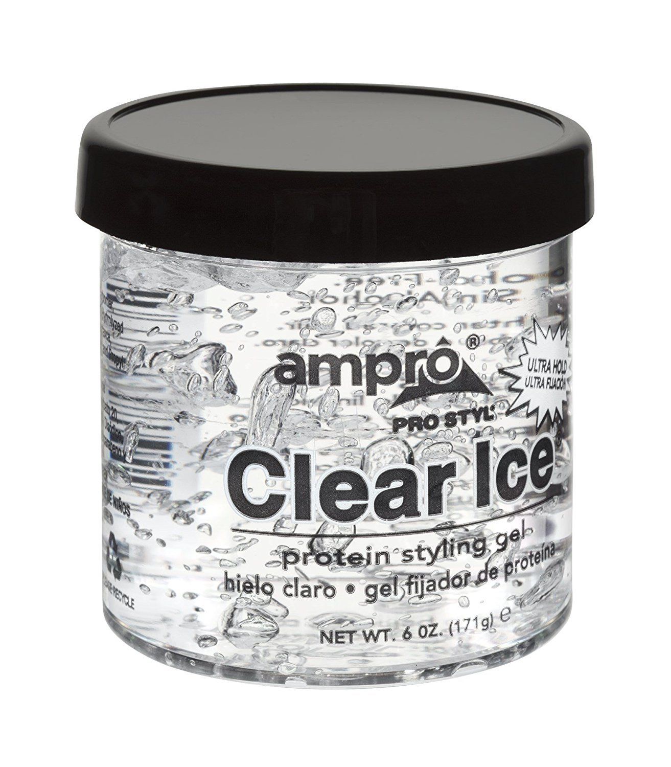 Ampro Pro Styl Clear Ice Protein Styling Gel, 6 Ounce (Pack of 6)
