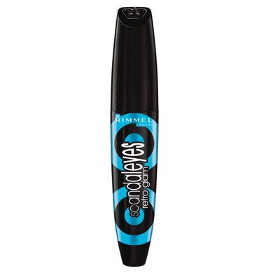 Rimmel London Scandaleyes Retro Glam Mascara, Volumizing, Plumps Lashes, No Clumps, 004, Soft Orchard Carded, 0.4oz