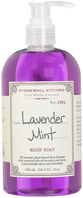 Stonewall Kitchen Lavender Mint Fine Home Keeping Hand Soap, 16.9 Ounces