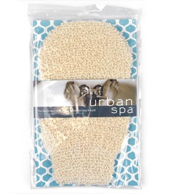 Urban Spa Boucle Bath Mitt For Shower, Bath, Exfoliating and Cleansing 1 Count (Pack of 1)