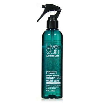 Livegain Premium Keratin PPT Multi Care 8.44 fl.oz - Before &amp; After Treatment- Best for Colored &amp; Perm Hair - Moisturizer &amp; Detangler