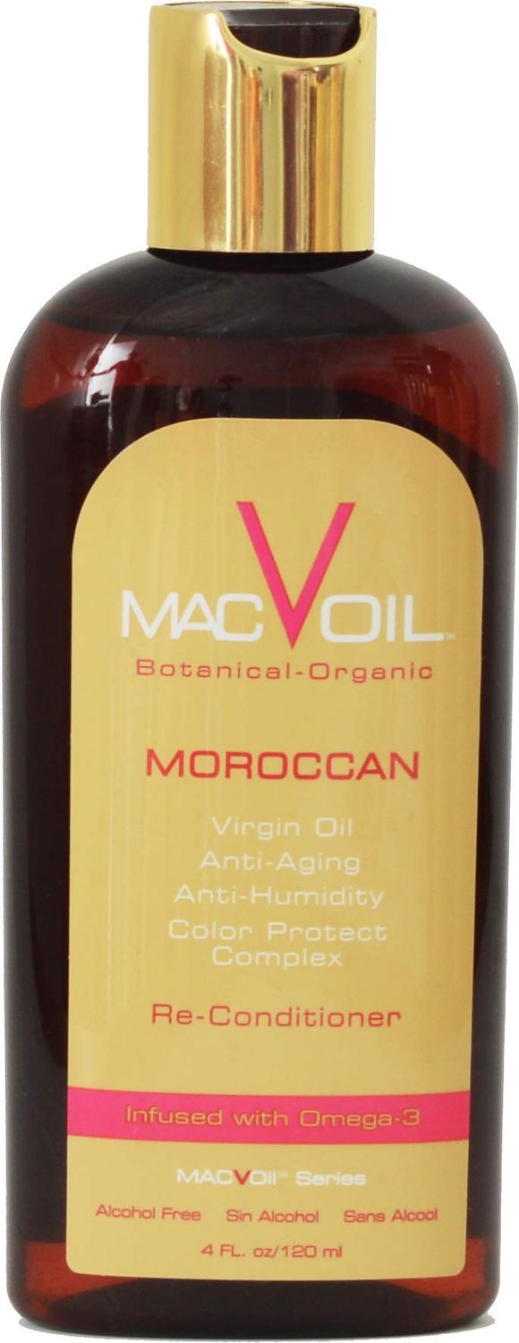 Macvoil - Ultimate All Natural Hair Oil For Shiny/Sleek Hair &amp; Fixes Dry/Frizzy Hair With Pure Moroccan Argan Oil