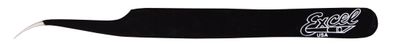 Excel Slant Point Tweezers, Black