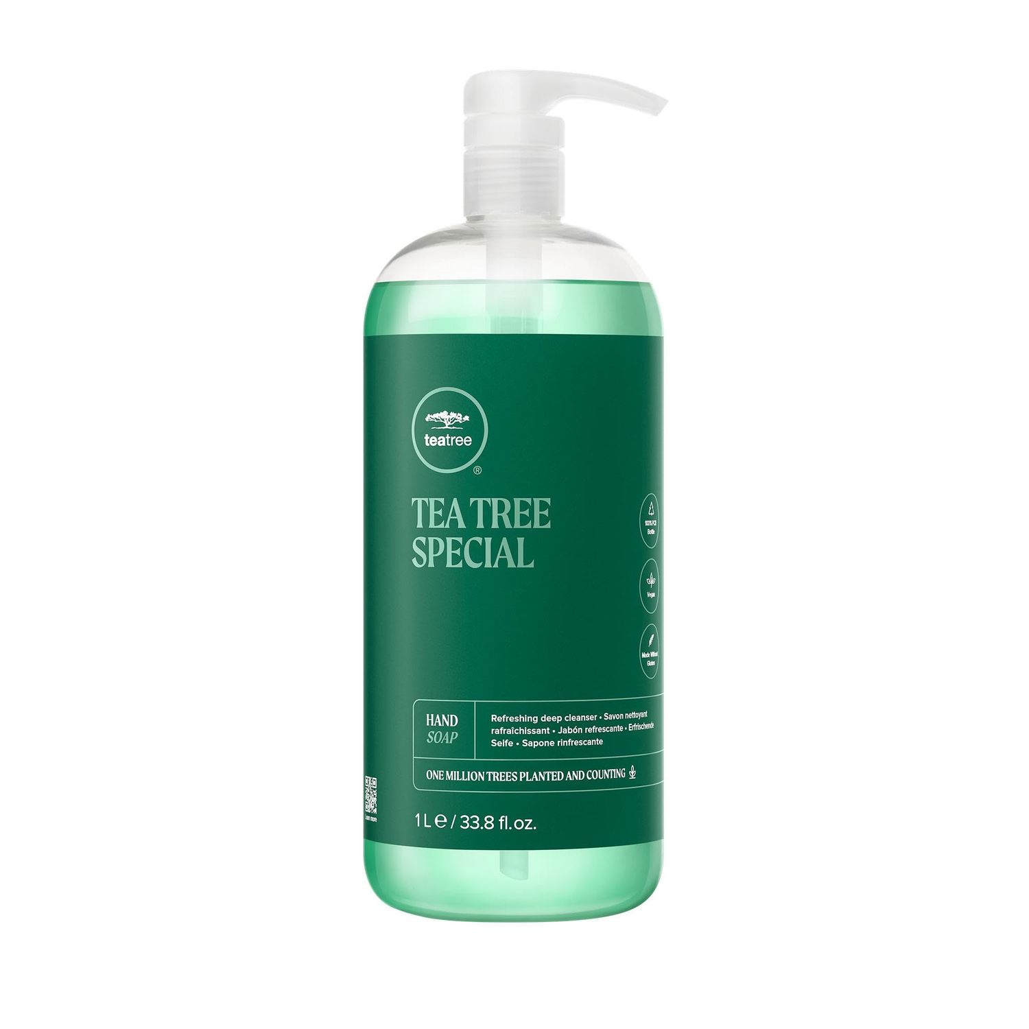 Tea Tree Hand Soap, Liquid Hand Wash with Tea Tree, Deep Cleans + Refreshes, 33.8 fl. oz.