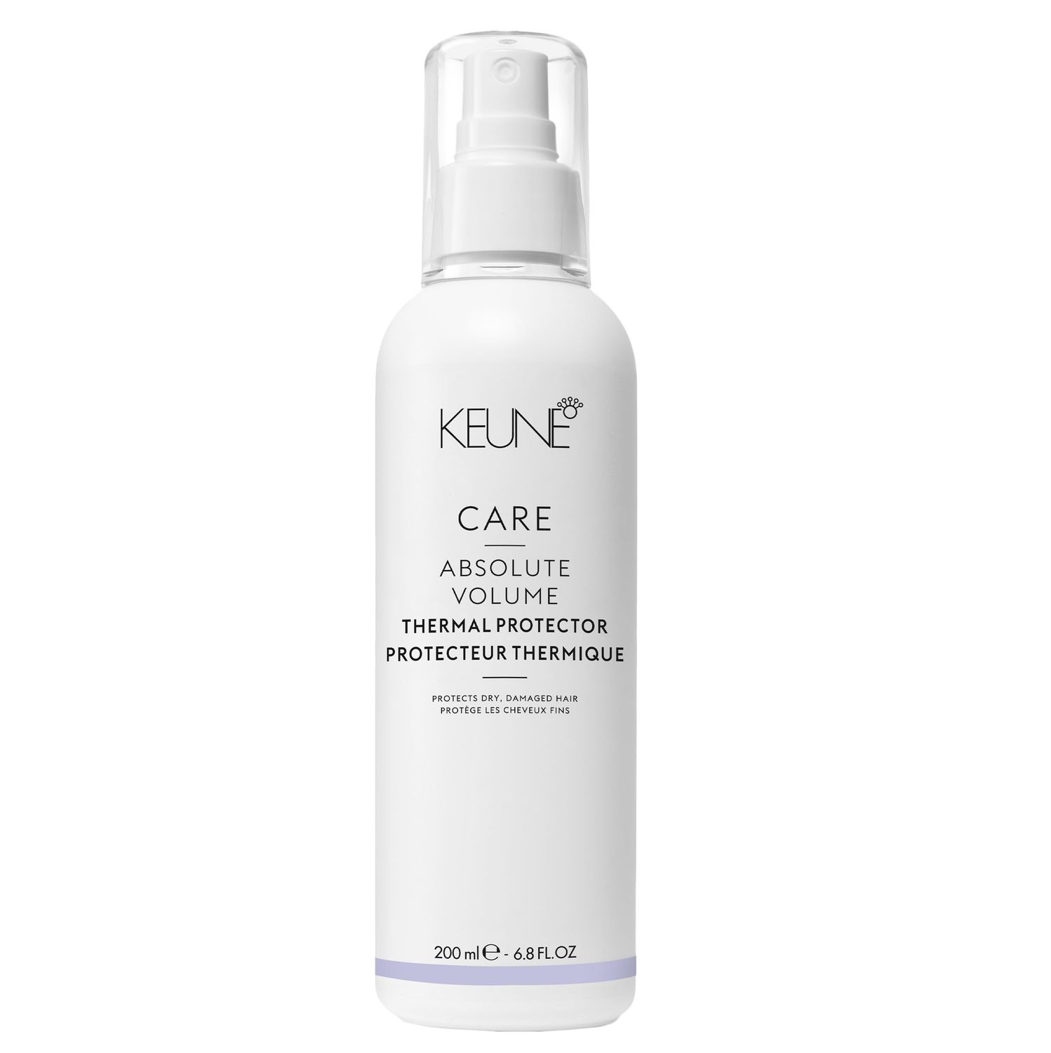 Keune Care Absolute Volume Thermal Protector, Heat Protectant &amp; Strengthening Spray for Fine Hair, 6.8 Fl Oz