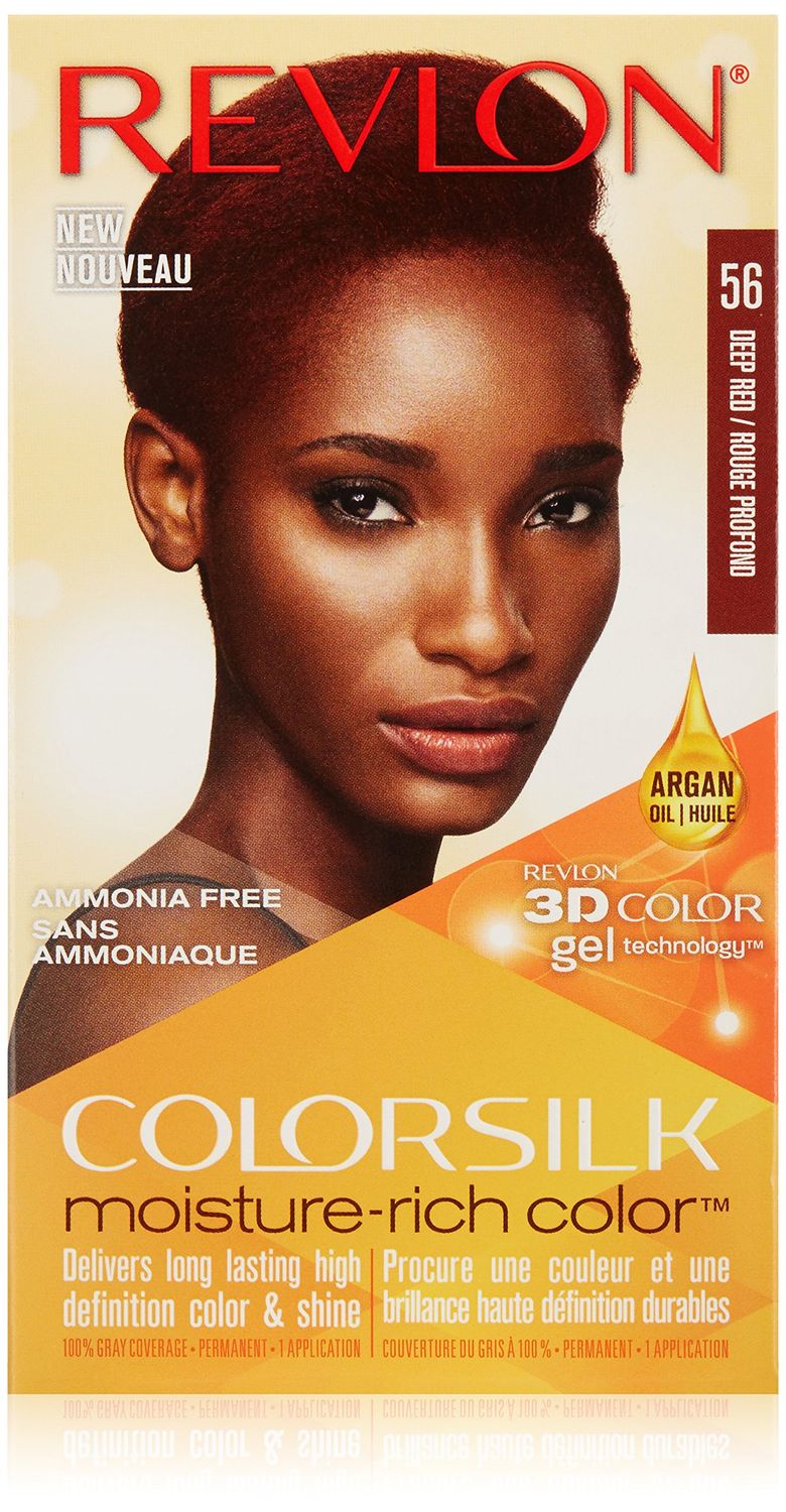 Revlon ColorSilk Moisture Rich Hair Color, 56 Deep Red