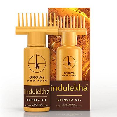 INDULEKHA Bringha Hair Oil Selfie Bottle, 50 ml