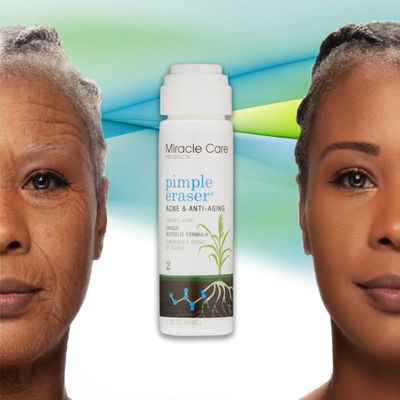 Pimple Eraser Acne Anti Aging Glycolic by Miracle Care - Best Glycolic Skincare, Free of Chemicals &amp; Drugs!