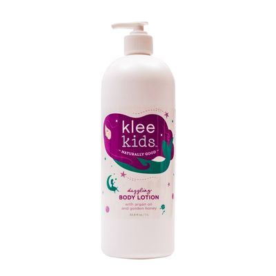 Luna Star Naturals Klee Kids Dazzling Body Lotion with Argan Oil and Honey, 32 Ounce