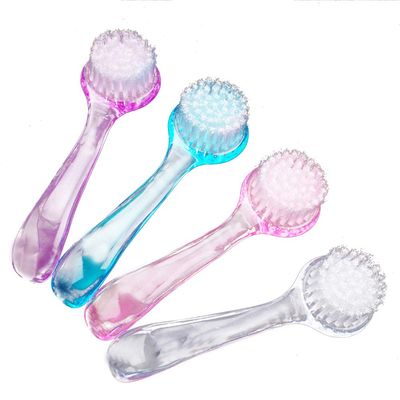 Artibetter 4PCS Face Cleaning Brush with Cap Pore Scrub Facial Exfoliator Cleaner