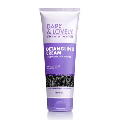 SoftSheen-Carson Dark&amp;Lovely Detangling Cream, 6.8 Fl Oz - For Protective Styles, With Peppermint&amp;Avocado Oil for Braids, Weaves, Wigs&amp;Locs No Dyes, No Mineral Oil, No Petrolatum