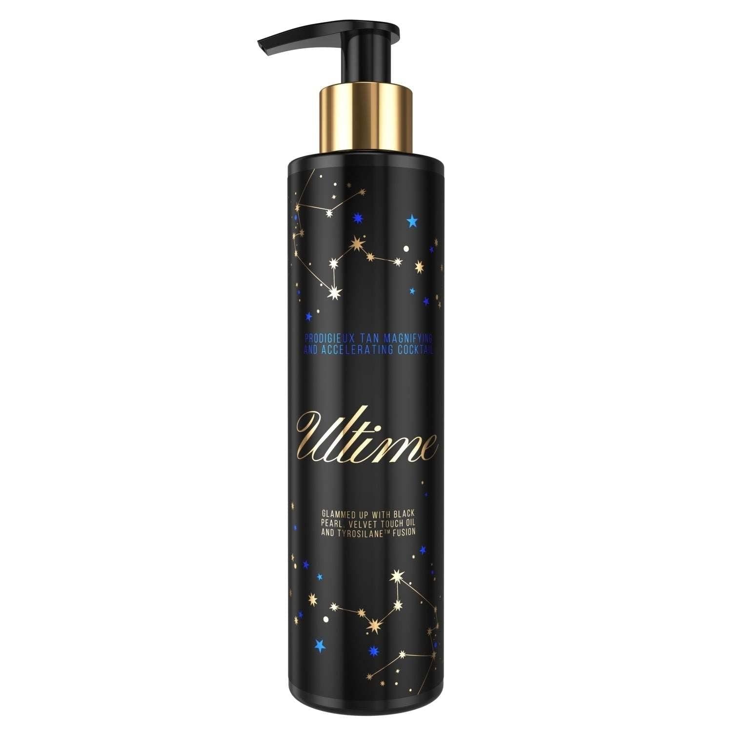 Onyx Ultime Luxury Triple Dark Tanning Lotion - Indoor Tanning Bed Lotion with Bronzer and Accelerator - Tan Enhancer for Dark Tan - Premium Moisturizing Body Tanning Lotion - Ultra-Light &amp; Non Sticky