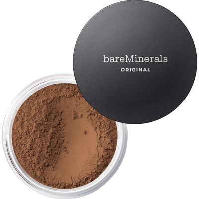 bareMinerals Original Loose Powder Foundation SPF 15, Lightweight Mineral Loose Powder Foundation Makeup, Buildable Coverage, Talc Free, Vegan (Golden Deep 28)