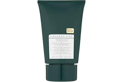 Kristin Ess Hair Weightless Hydration Daily Scalp + Hair Mask - Soothes Scalp, Hydrates Hair, Rebalancing Treatment, Frizz Minimizing, Vegan, Color &amp; Keratin Safe, 6.7 fl oz