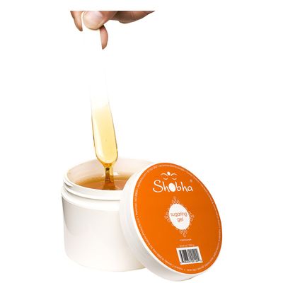 Shobha Sugaring Wax - Professional Salon Formula Sugaring Hair Removal Gel - Natural Hair Removal for Women - Sugaring Paste for Face, Body &amp; Bikini - Gentle Waxing Alternative, 8oz