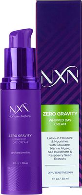 NXN Whipped Day Cream Face Moisturizer with Natural Retinol, Squalane &amp; Grapeseed Oil - Anti Aging Facial Formula for Dry/Sensitive Skin, USA Made