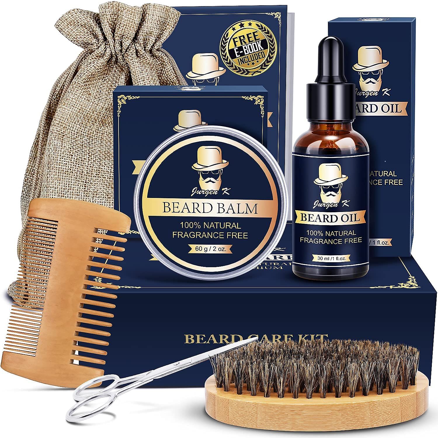Valentines Day Gifts for Him, Beard Kit Gift Sets for Men, Gifts Idea for Men&#39;s Daily Grooming Routine, Mens Valentines Gifts, Anniversary &amp; Birthday Gifts for Men Boyfriend Husband Dad Adult Son