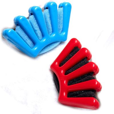 Hisight 2 PCS Sponge Hair Braiding Machine Women Lady Girls DIY French Twist Plait Hair Braiding Tool Sponge Hair Styling Clip Stick Braider Braid Tool (Red? Blue)