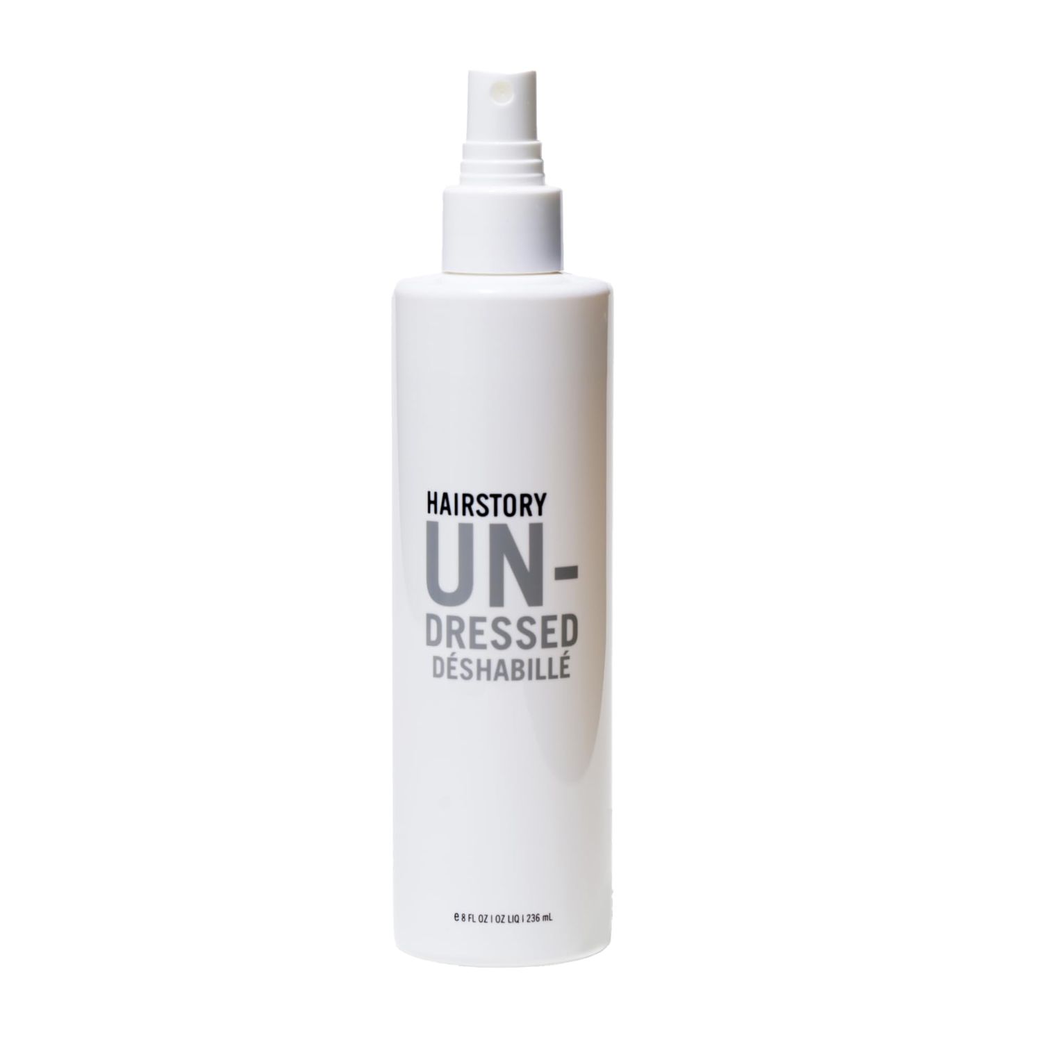 Hairstory Undressed, Texturizing Salt Free Hairspray, Ideal for All Hair Types, Beach Waves &amp; UV Protection, Volumize &amp; Enhance Hair Texture, 8oz