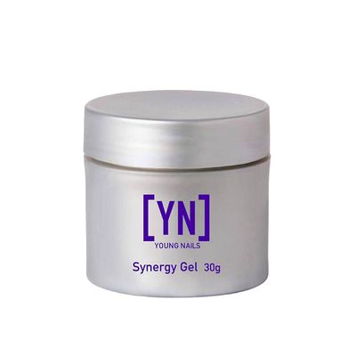 Young Nails Synergy Gel System, Clear Gloss Finishing Gel - Builder Gel Top Coat, Superior Adhesion &amp; Strength, Hard Gel Top Coat - Gloss Top Coat, 30g