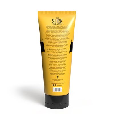 HeadBlade HeadSlick Shave Cream 8 oz for Smooth Headshaving for Bald Men, Helps with Irritation, Redness, &amp; Razor Burn