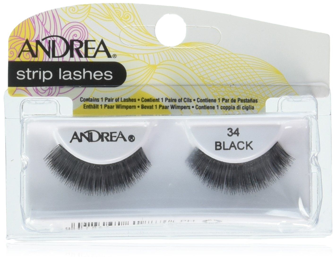 Andrea Style Eyelashes, 34 Black