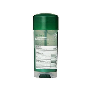 Mitchum Advanced Control Unscented Gel, Anti-Perspirant &amp; Deodarant 3.4 oz (Pack of 5)